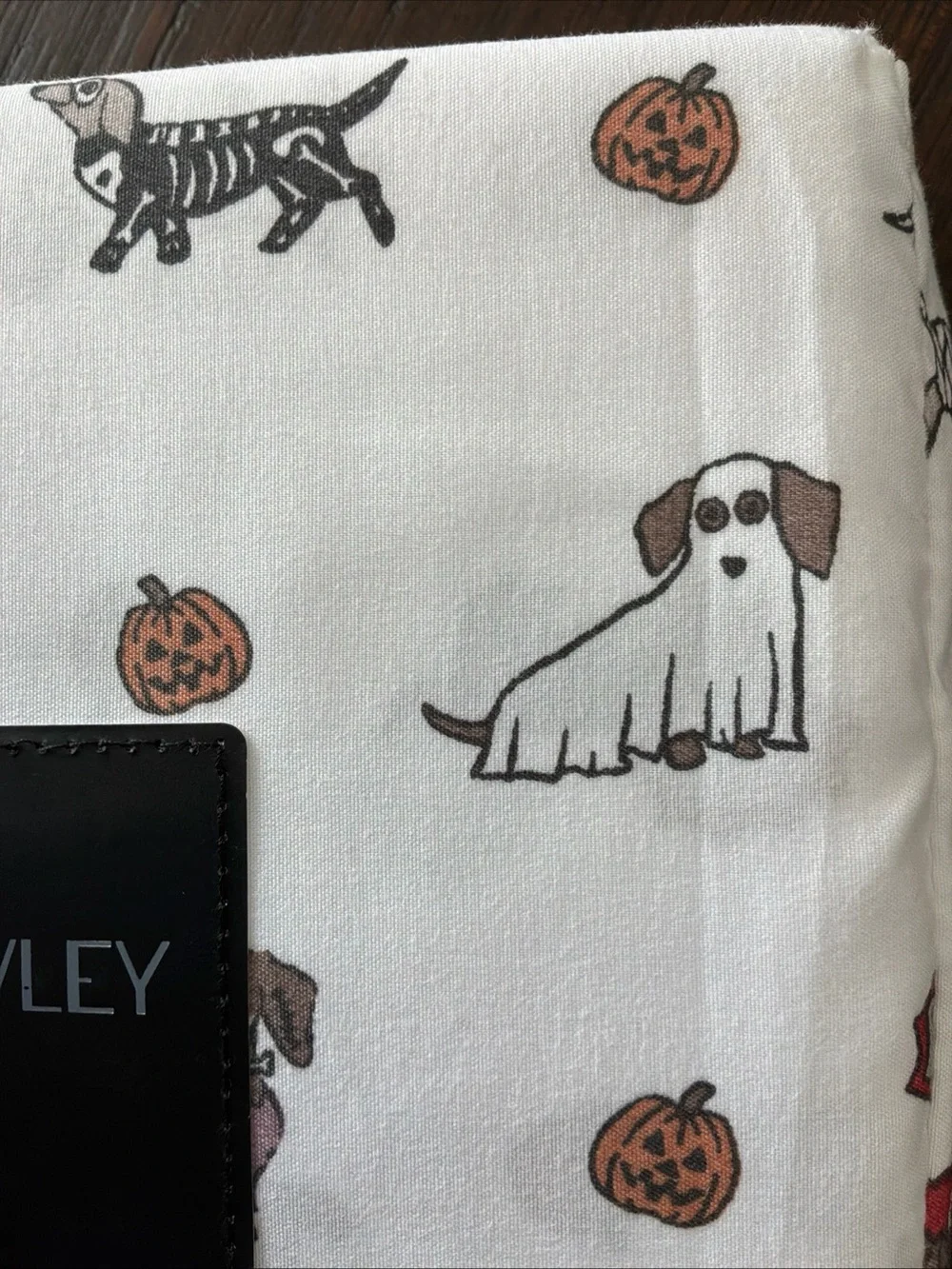Cynthia Rowley Dachshund Dogs Halloween Costume Full Sheet Set 4 Piece NEW